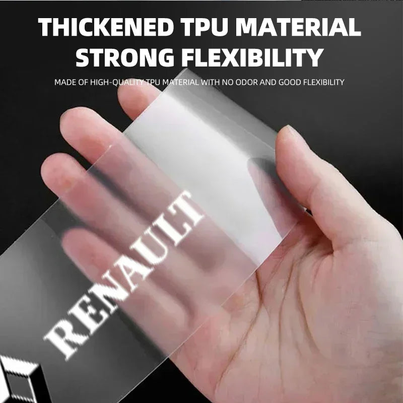 Renault Door Sill Protector - 4 Piece Transparent Sticker Set