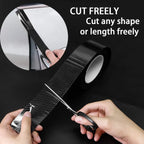 Nano Carbon Fiber Car Protection Tape - 3D Waterproof Adhesive Strip (1-10m)