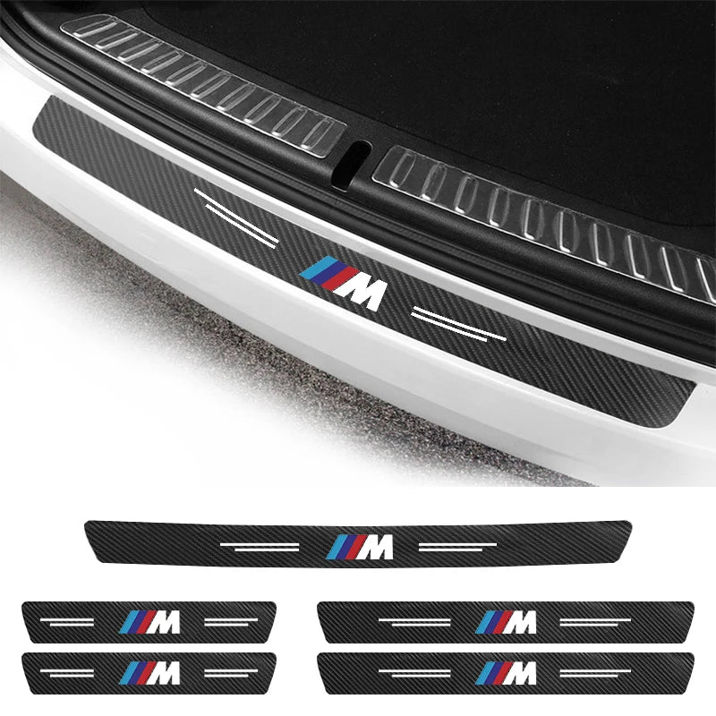 BMW M Performance Door Sill Protector - Carbon Fiber Sticker Set