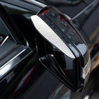 Rhinestone Car Rearview Mirror Rain Eyebrow - 2 Pack