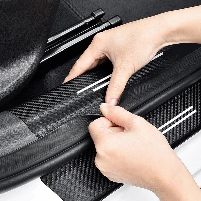 Suzuki Carbon Fiber Door Sill Protector - DIY Paste Strip Set