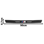 BMW M Performance Door Sill Protector - Carbon Fiber Sticker Set