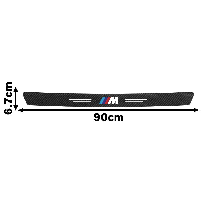 BMW M Performance Door Sill Protector - Carbon Fiber Sticker Set