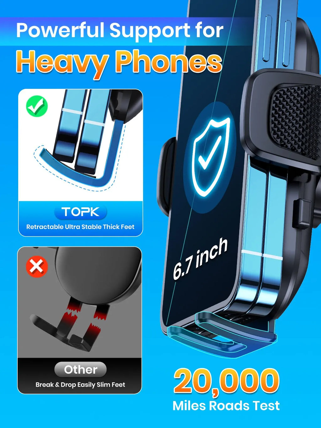 Universal Car Phone Holder - Gravity Air Vent Mount Stand